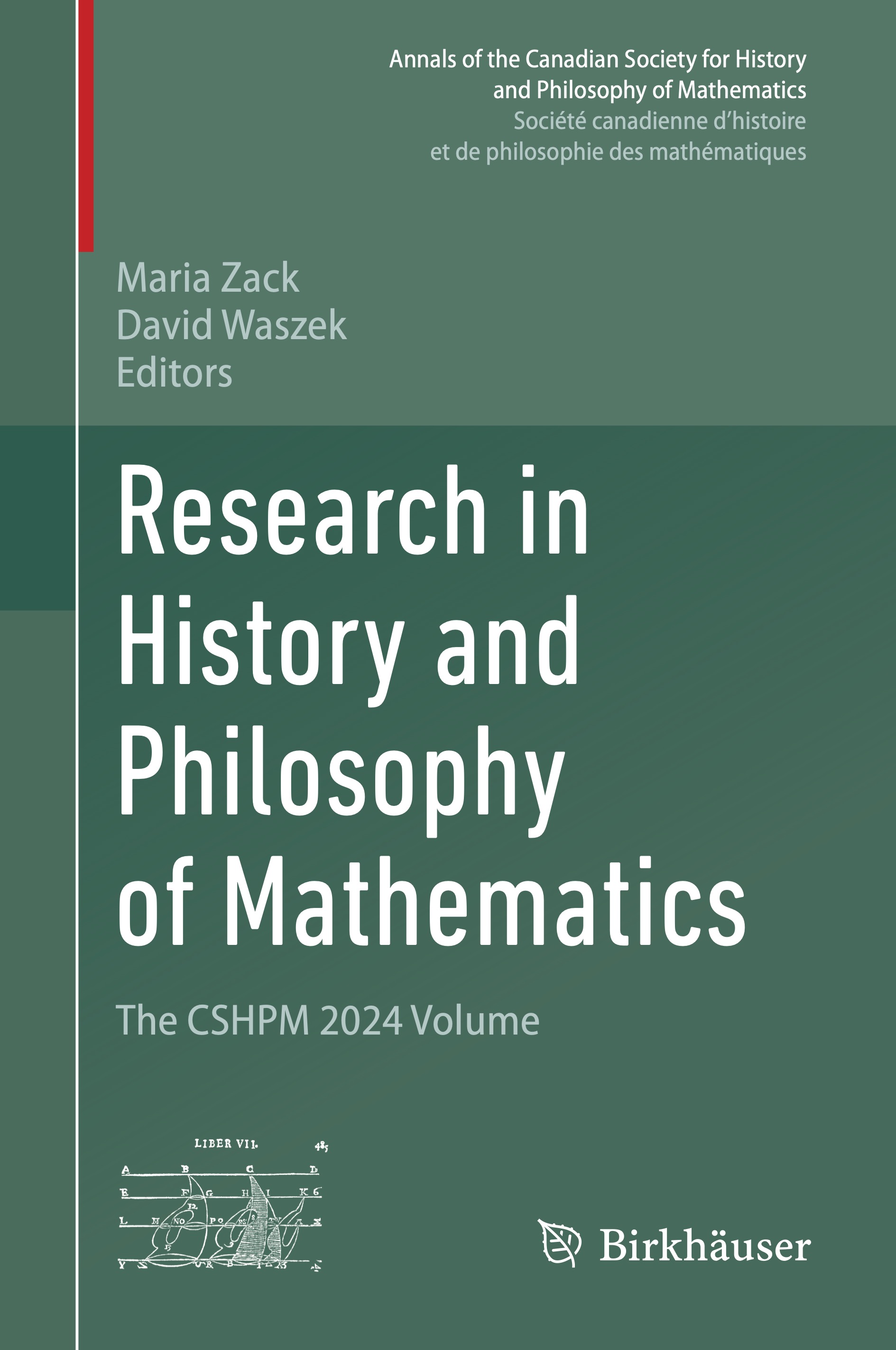 Cover Image of 2024 CSHPM Research in History and Philosophy of Mathematics Volume